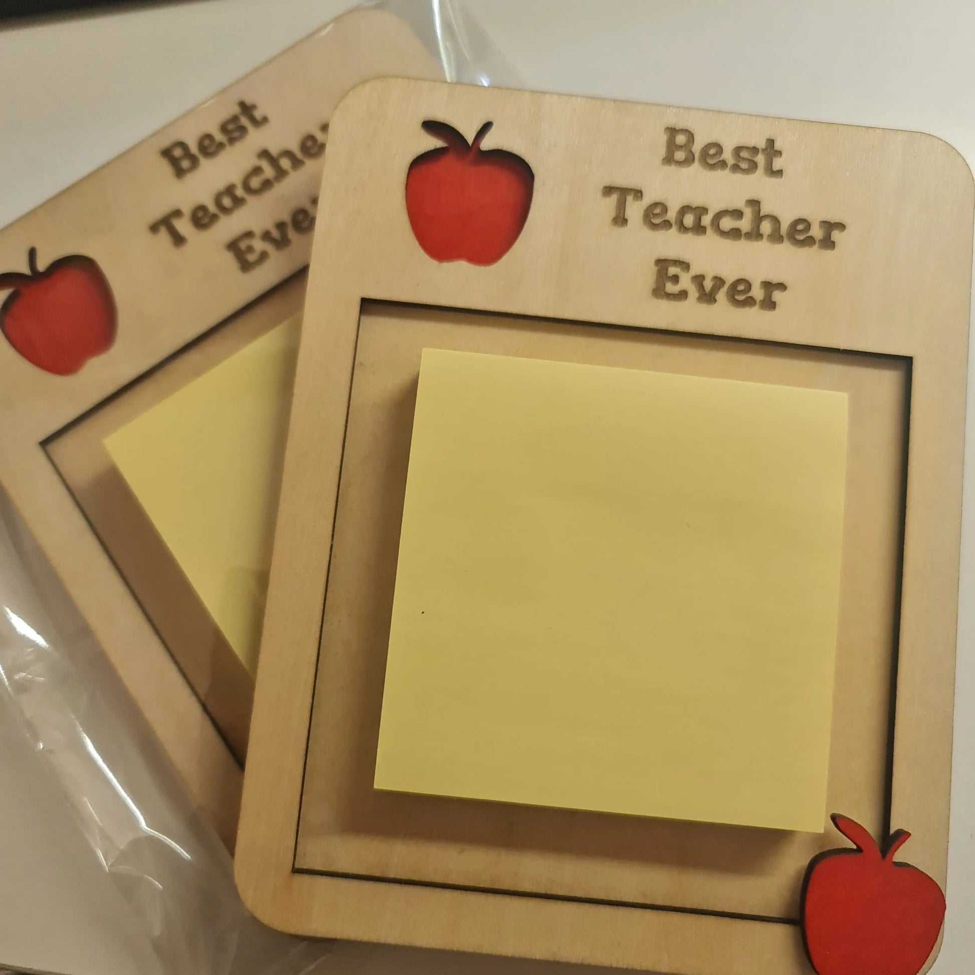 Best Teacher Ever - Post it Holder - Paper Love Card