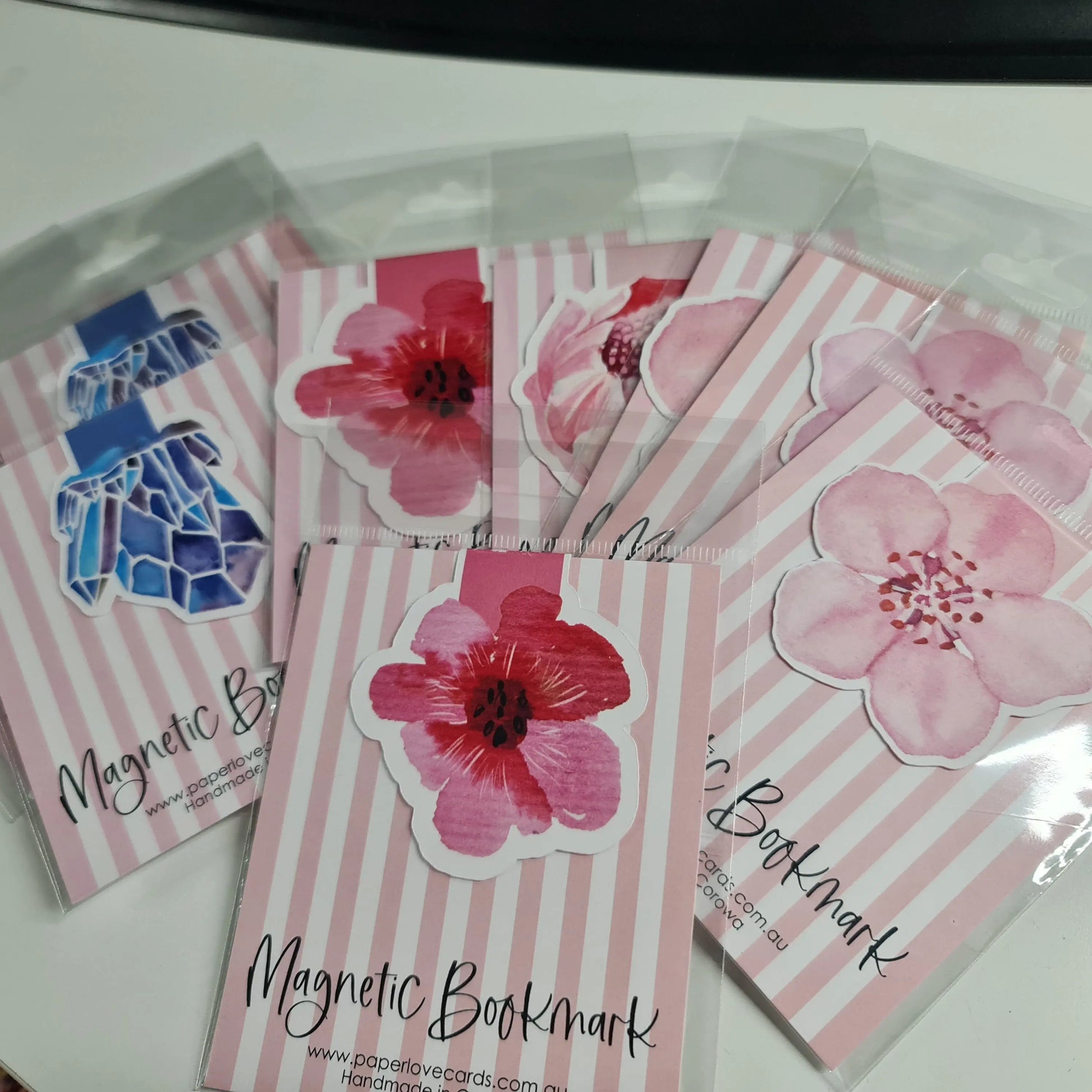 Bookmarks - Magnetic - Double Sided - Paper Love Card