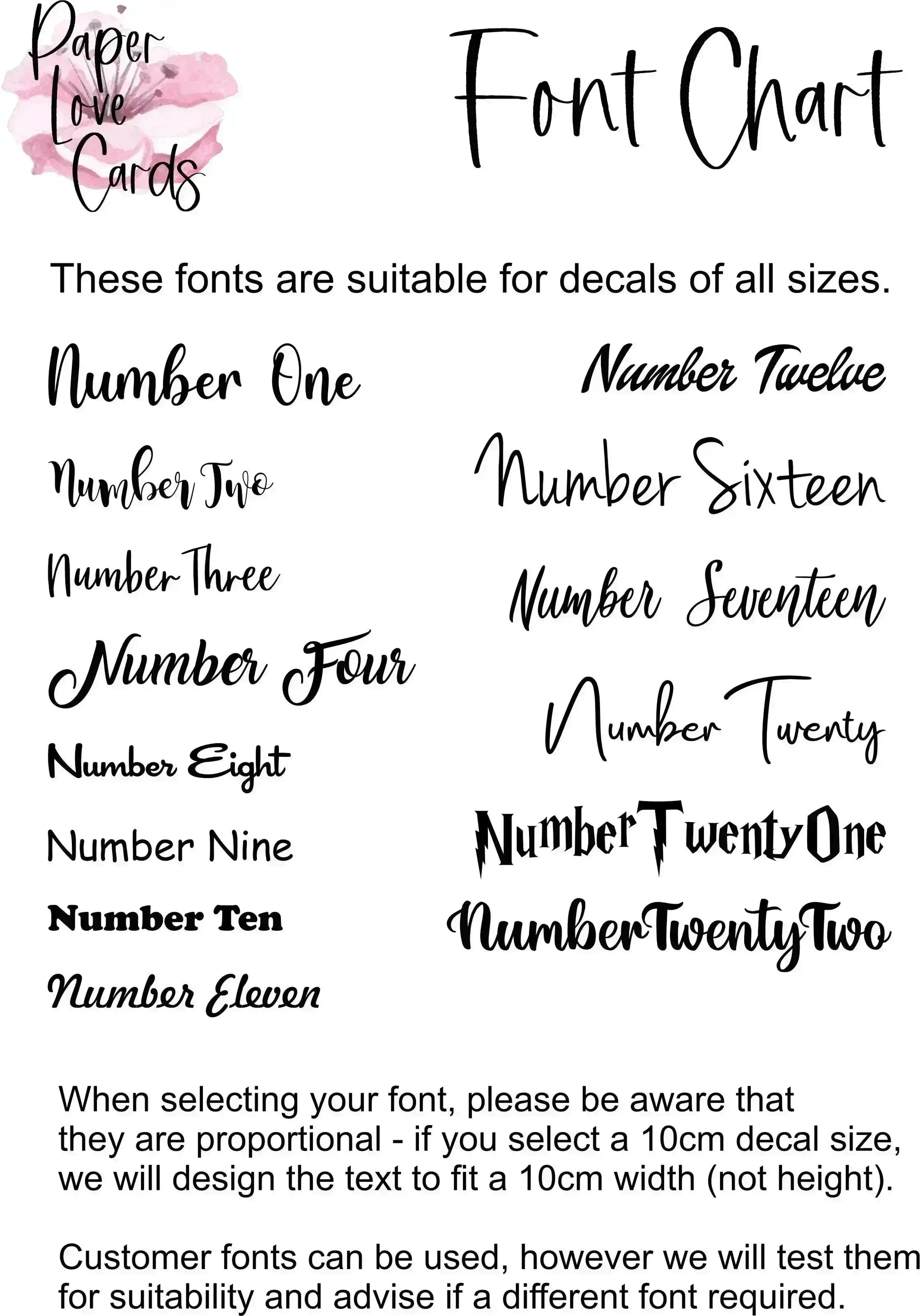 Caravan Decals - Novelty - Paper Love Card