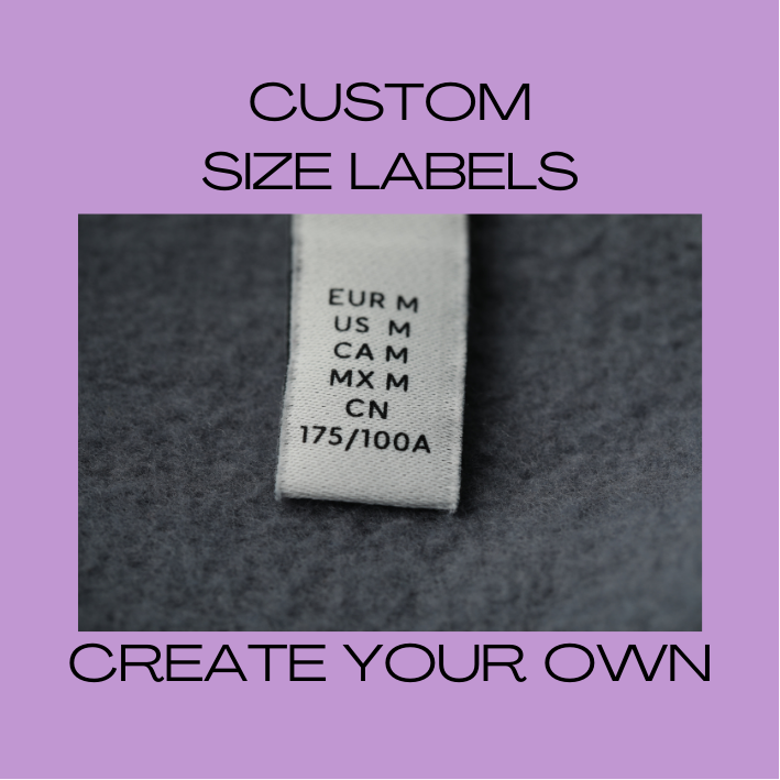 Custom Size labels - Size Only