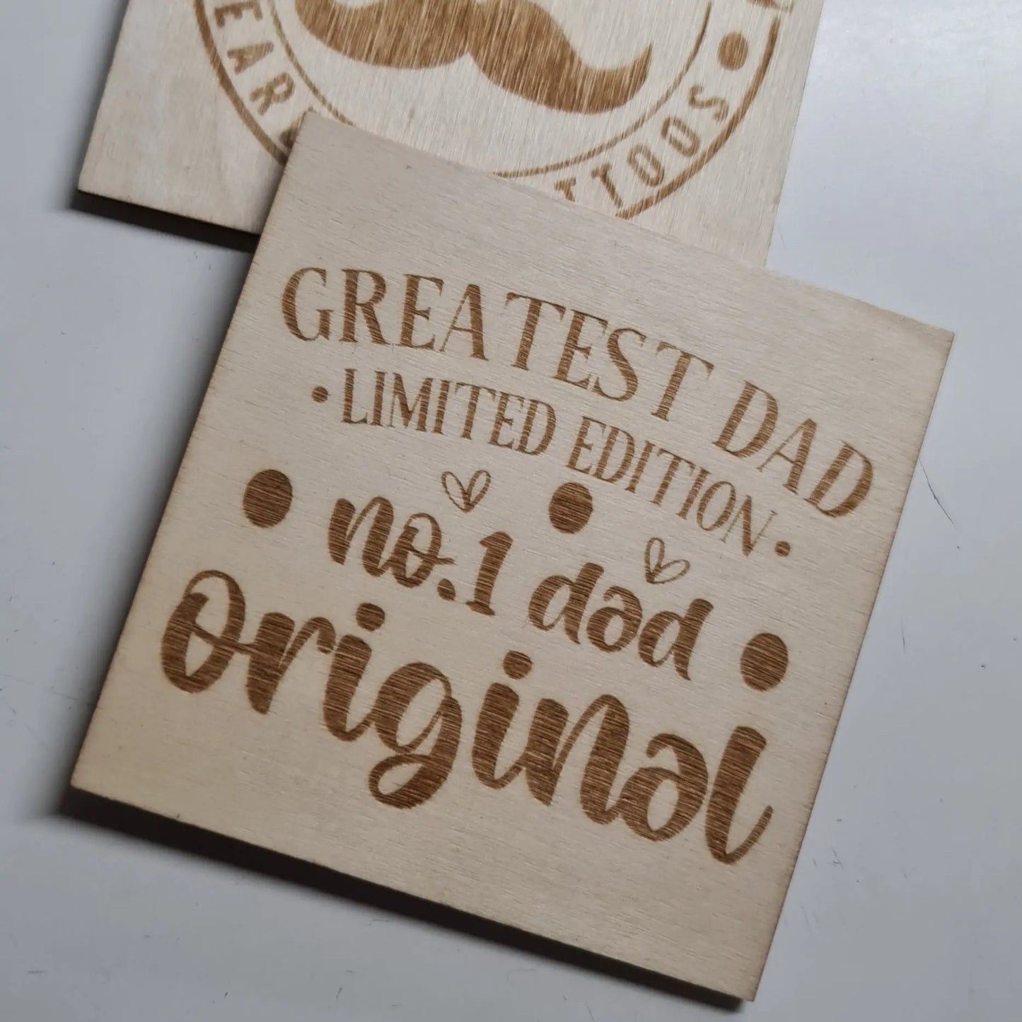 Laser Etched Drink Coasters - Personalised