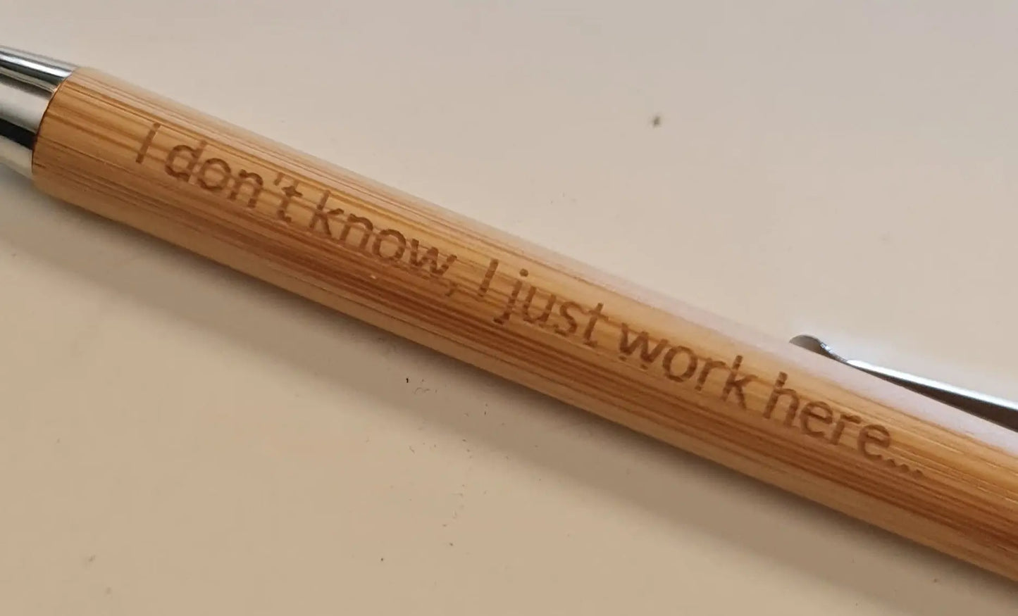 Bamboo Pen - Custom Personalisation