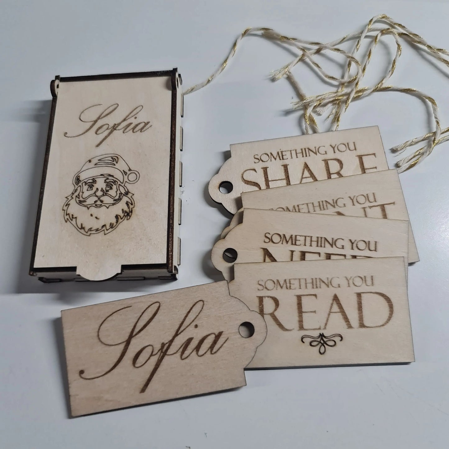 Something Tags - Want Wear Need Read Share - Paper Love Card