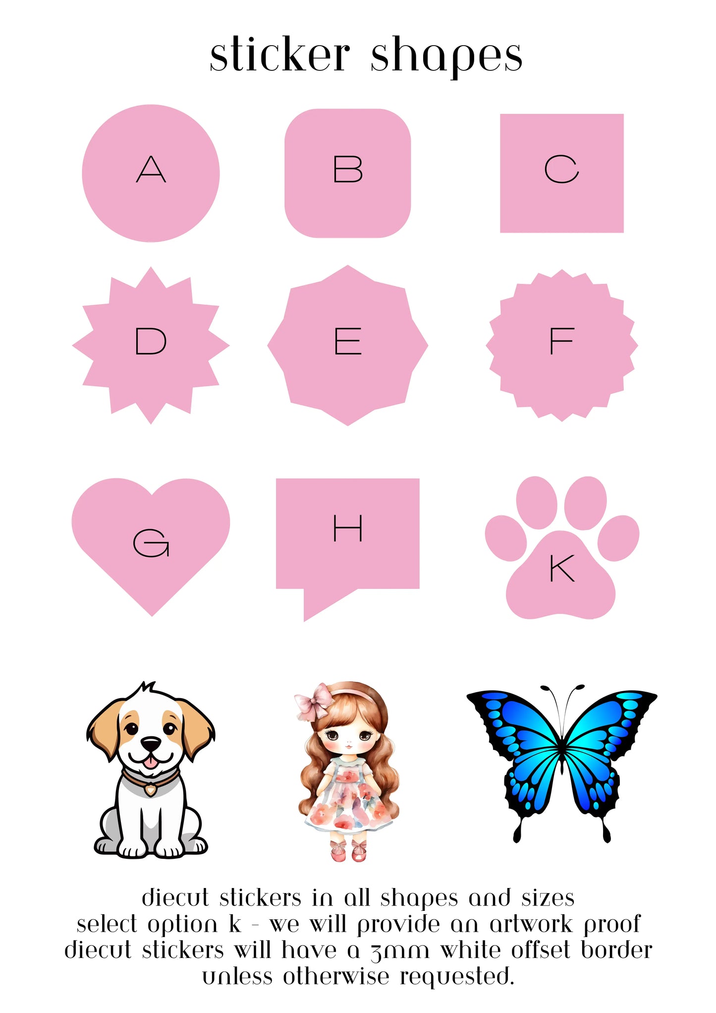 Sticker Sheets - White Gloss A4 - Paper Love Card