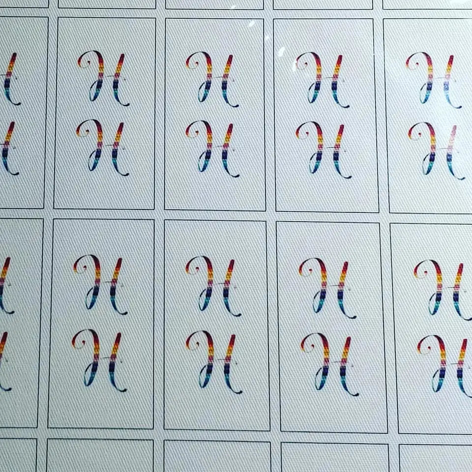 Sticker Sheet - White Gloss A4 Paper Love Cards