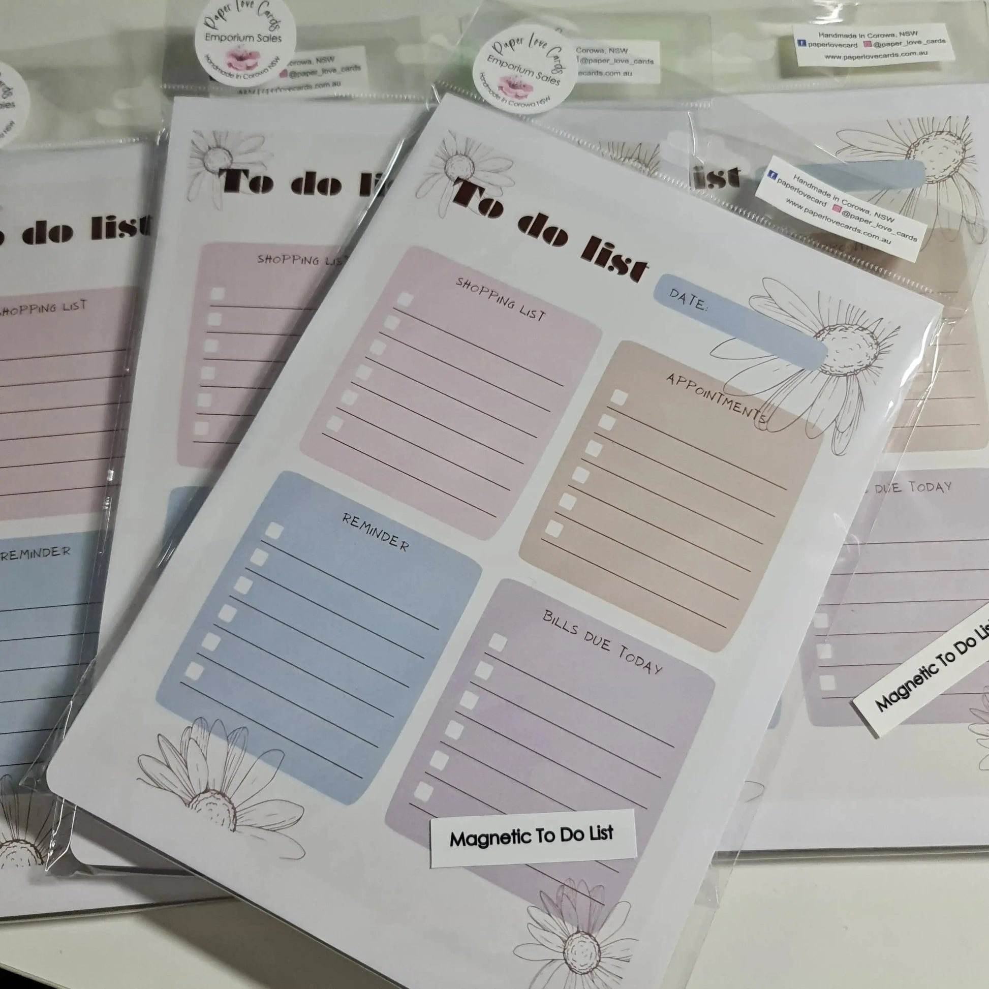To Do List - A5 Magnetic Paper Love Cards