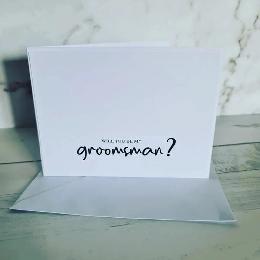 Wedding Proposal Cards - Will you be my? Paper Love Cards