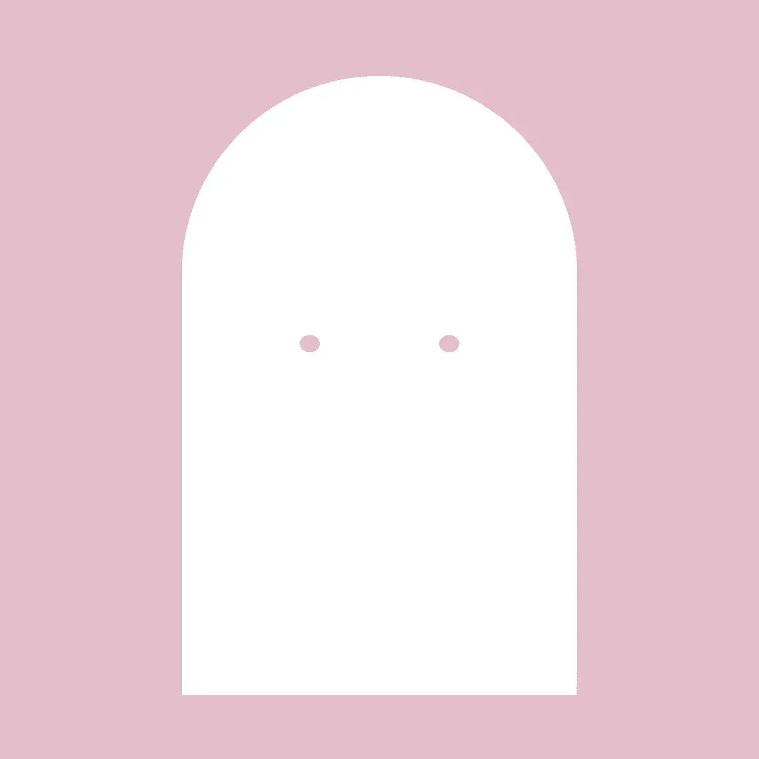 Earring Tag - Arched Top Tags 6cm x 8.7cm Paper Love Cards