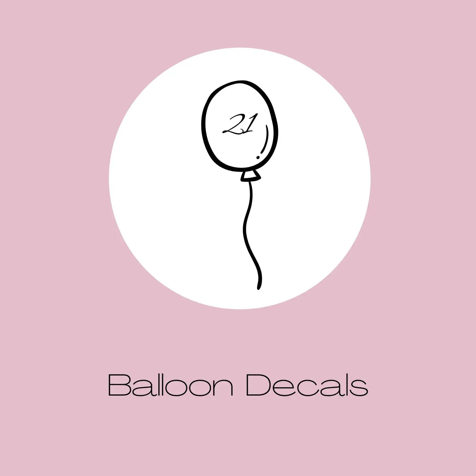 Balloon Signage Paper Love Card