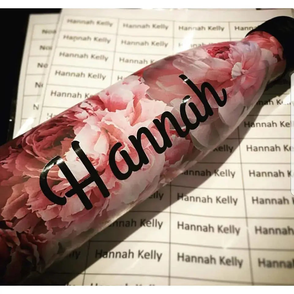 Bottle Name Labels Paper Love Card