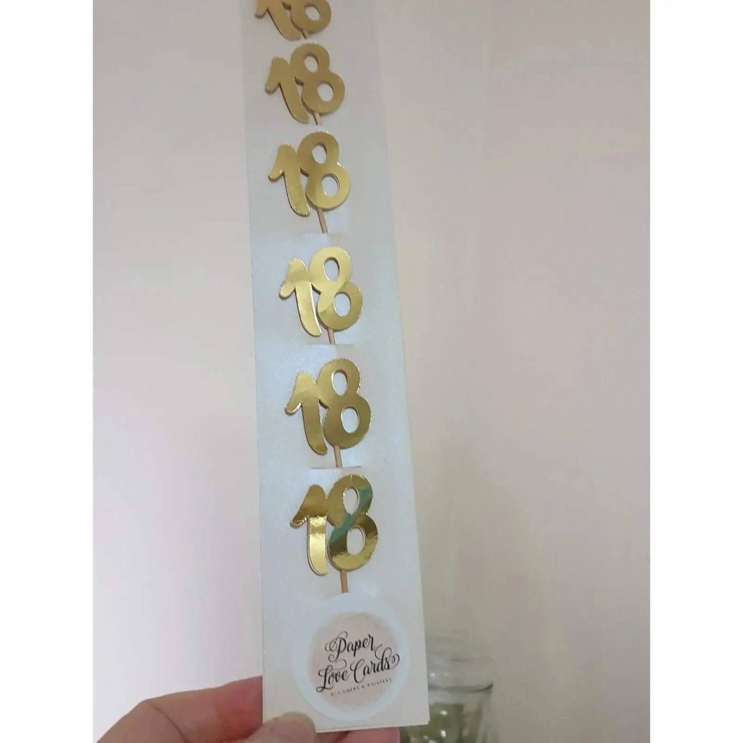 Cake Topper - Cupcakes - Custom Orders Paper Love Card