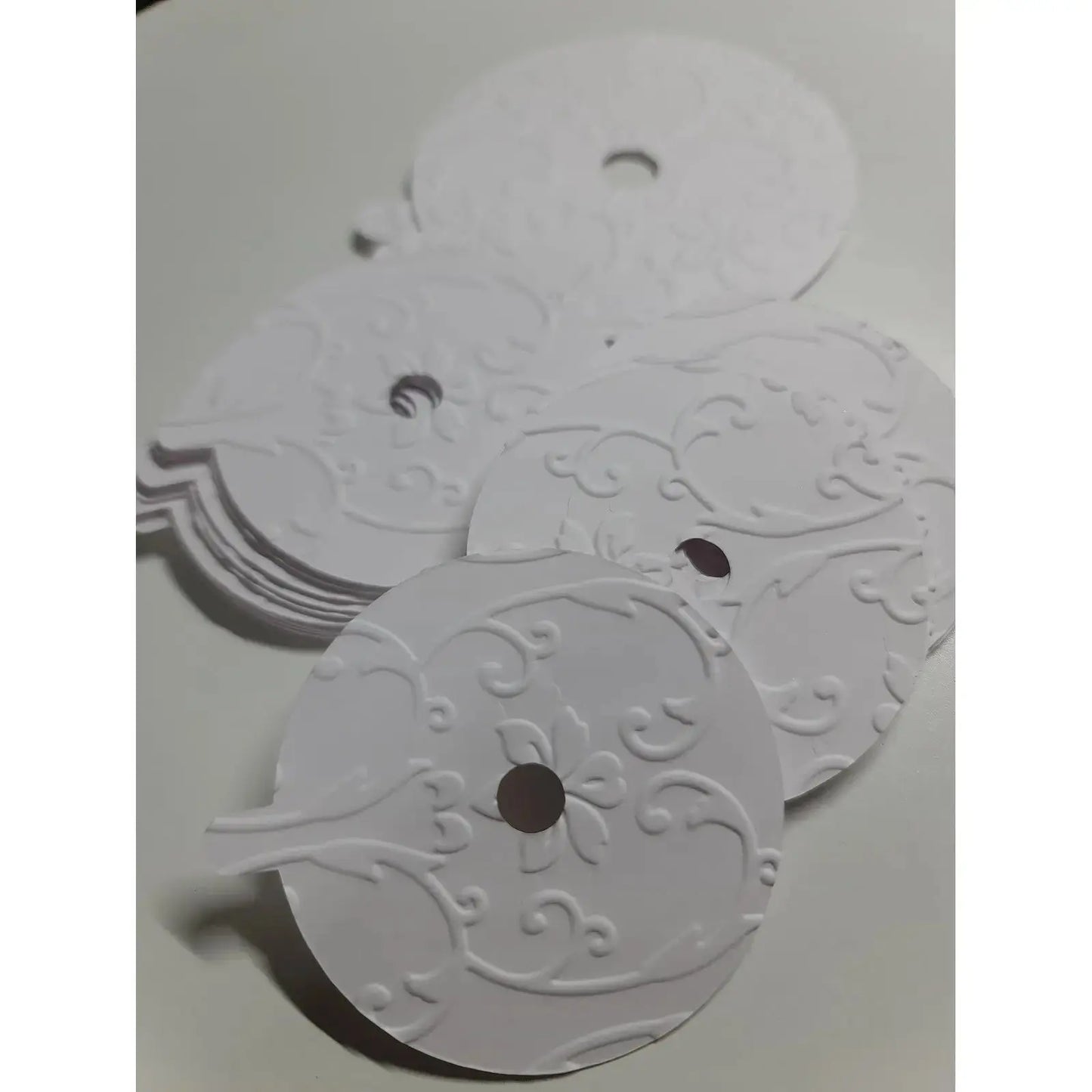 Candle Dust Covers - Embossed - Blank Paper Love Card