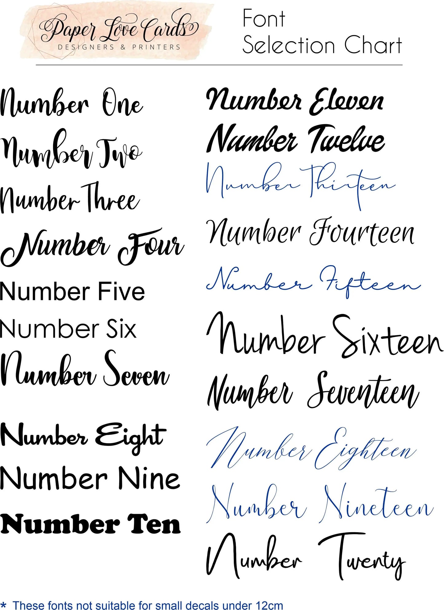 Candle Fragrance Tags - 20 pack Paper Love Card