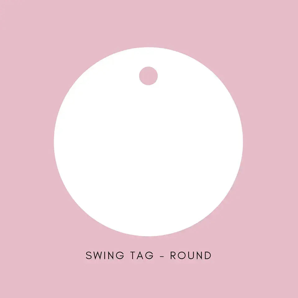 Copy of Swing Tag - Round Paper Love Card