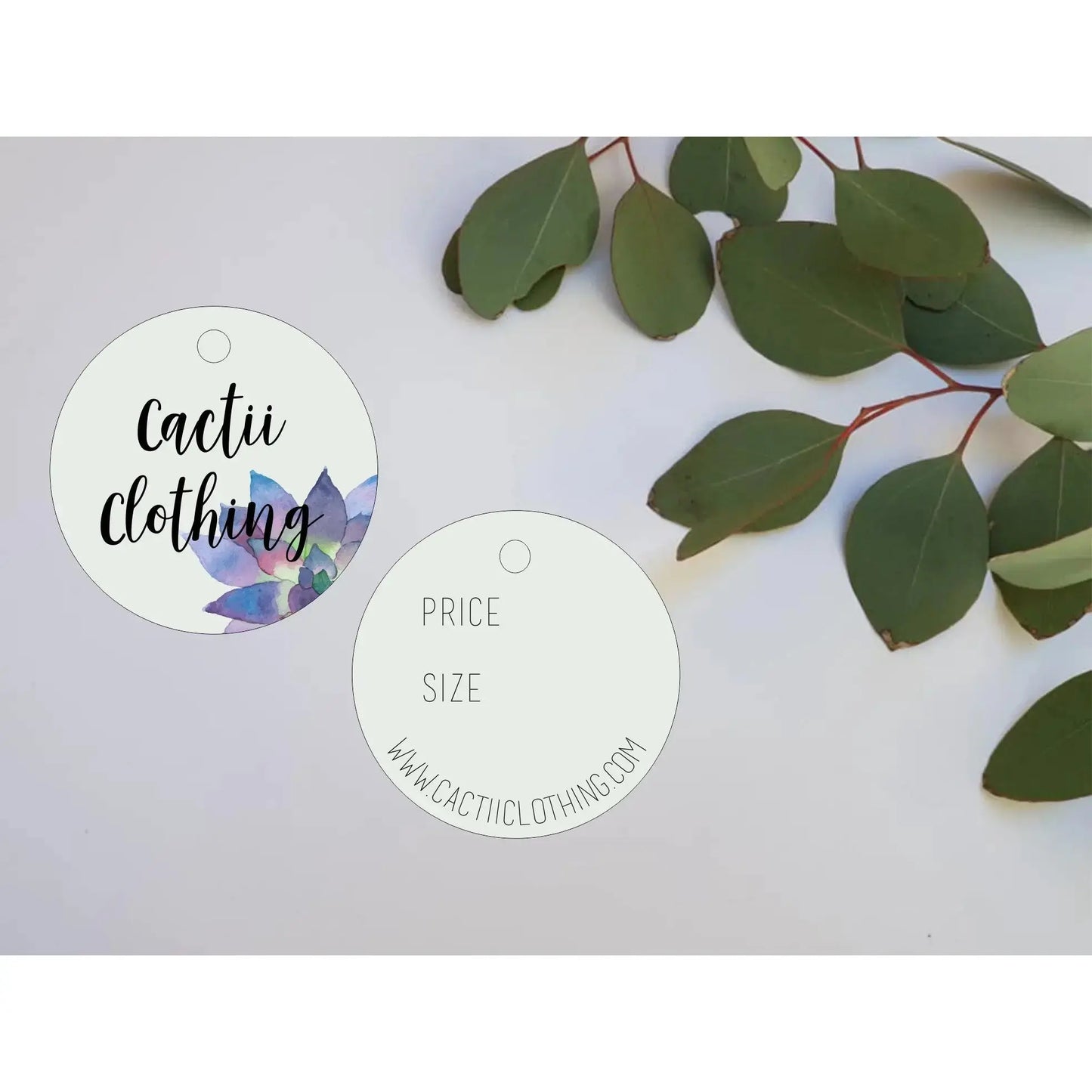 Copy of Swing Tag - Round Paper Love Card