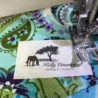 Clothing Tags - Cotton - Sew On Paper Love Card
