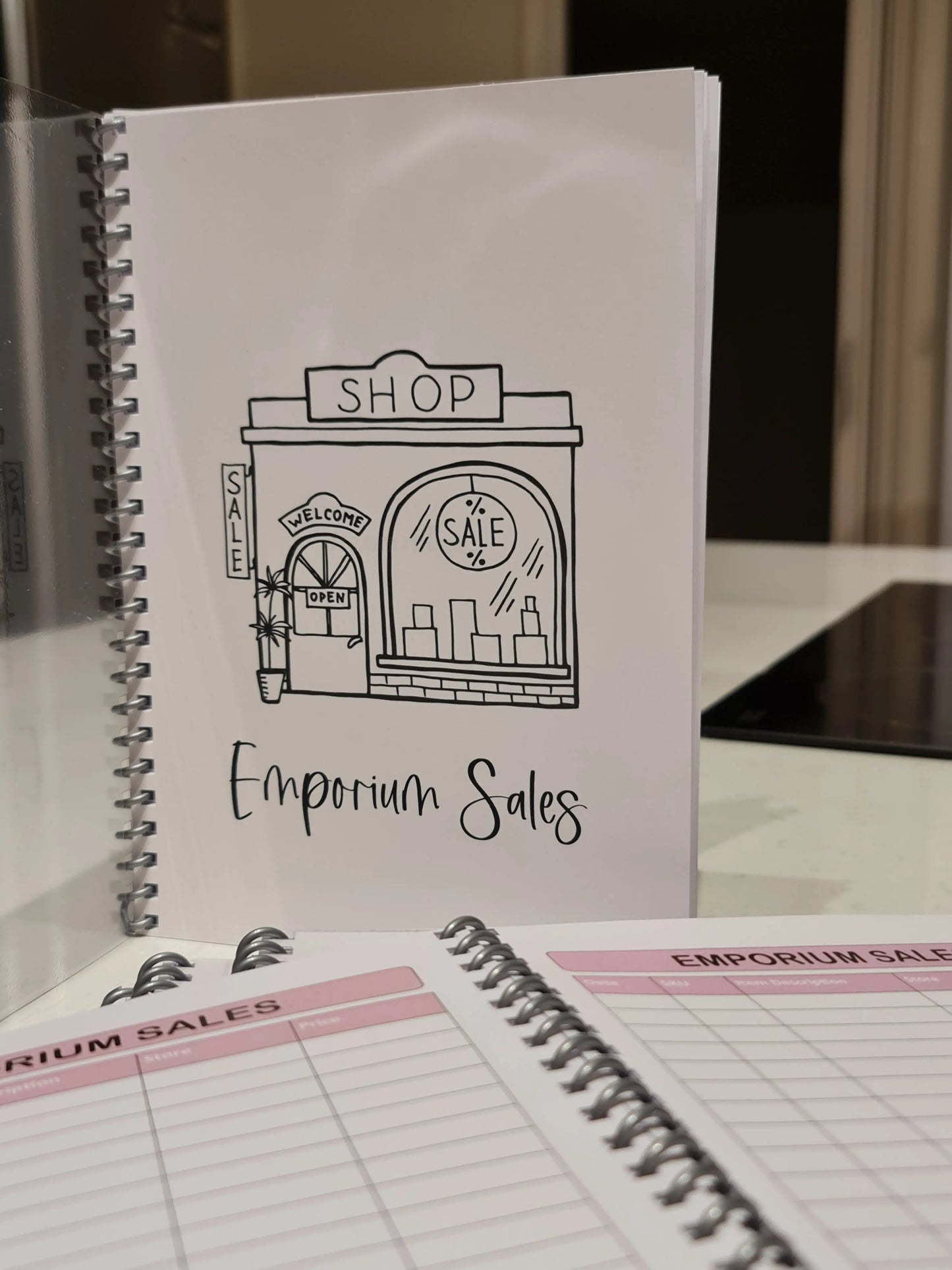 Emporium Sales Tracker Paper Love Card