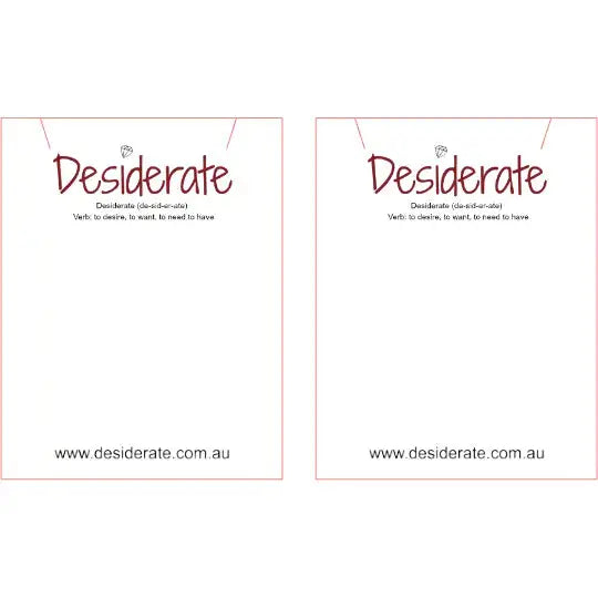 Exclusive Listing - Desiderate only Paper Love Card