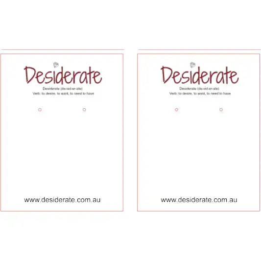 Exclusive Listing - Desiderate only Paper Love Card