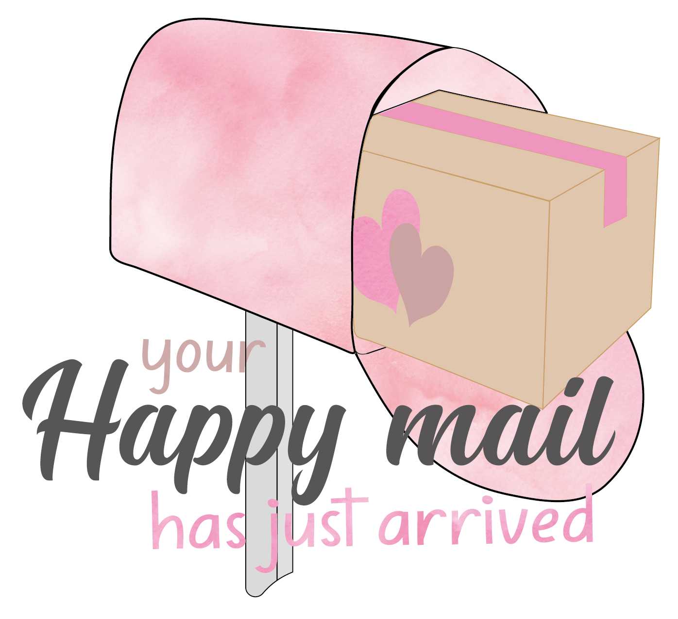 Packaging Box Letter Stickers Paper Love Cards