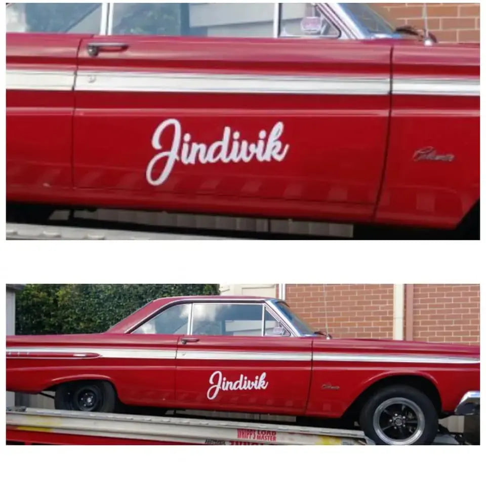 Race & Show Car Decals Paper Love Card