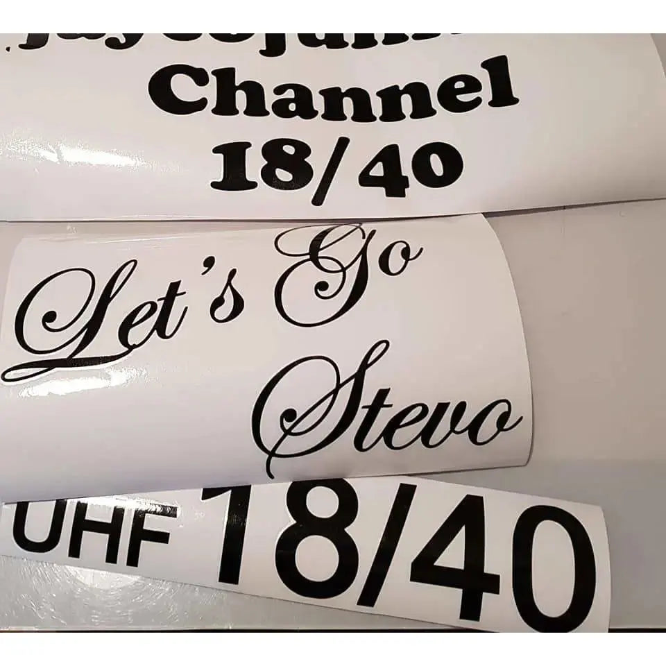 Race & Show Car Decals Paper Love Card