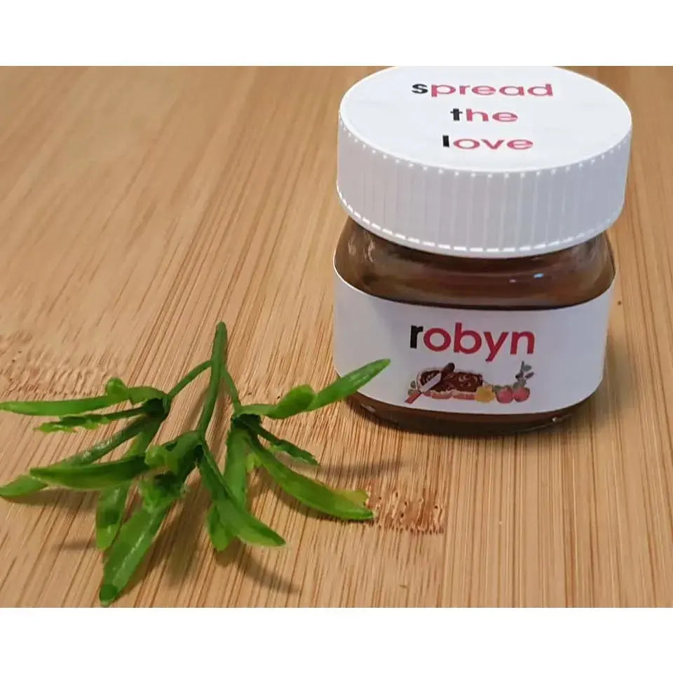 Sticker - Nutella Mini 25g or 30gr Labels Paper Love Card