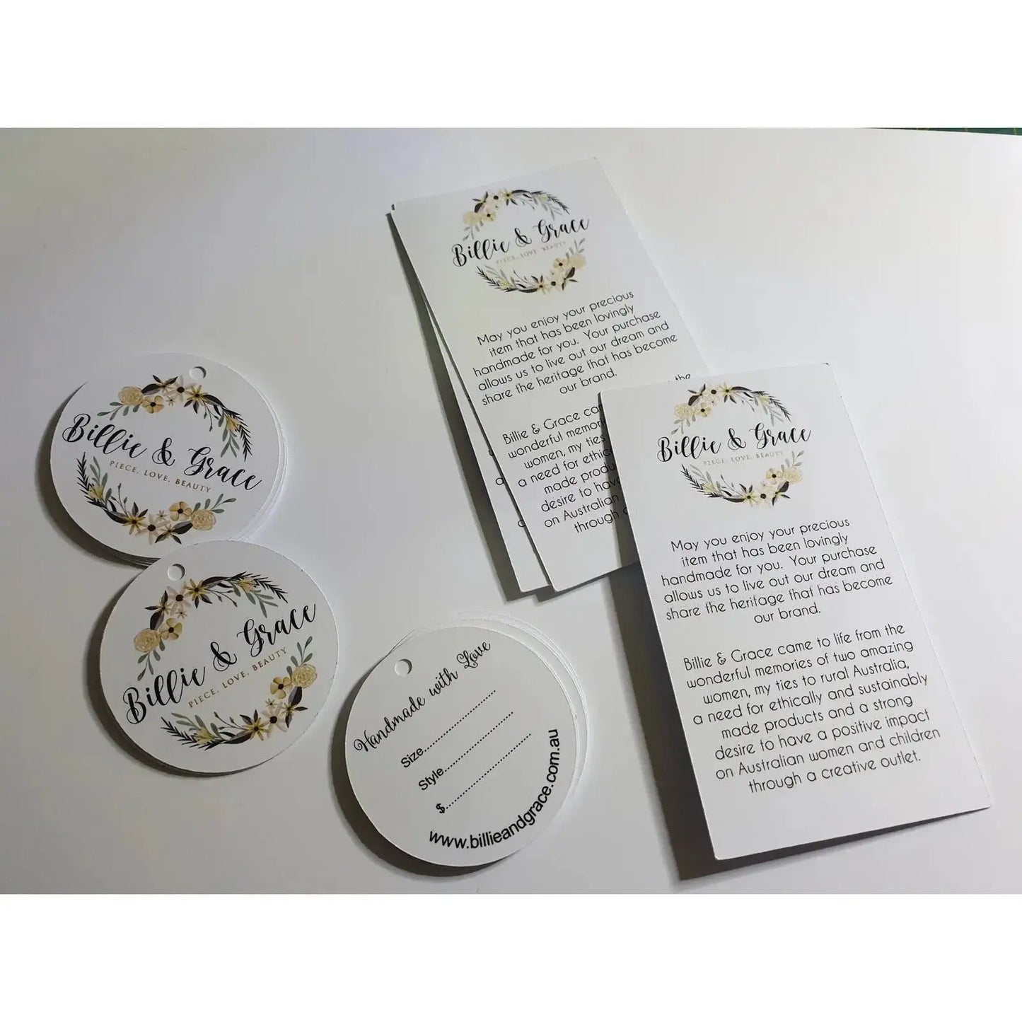 Swing Tag - Rectangle Paper Love Card