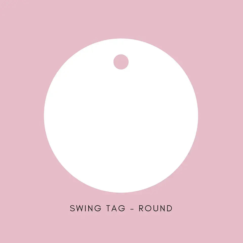 Swing Tag - Round Paper Love Card