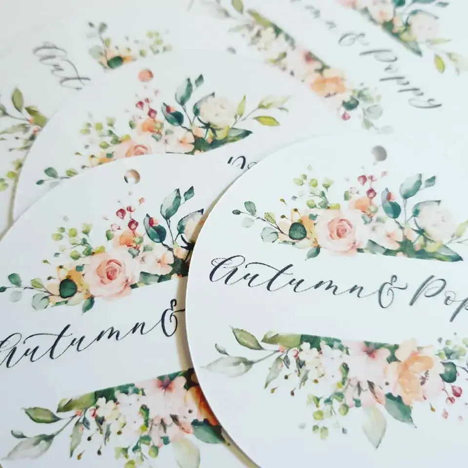 Swing Tag - Round Paper Love Card