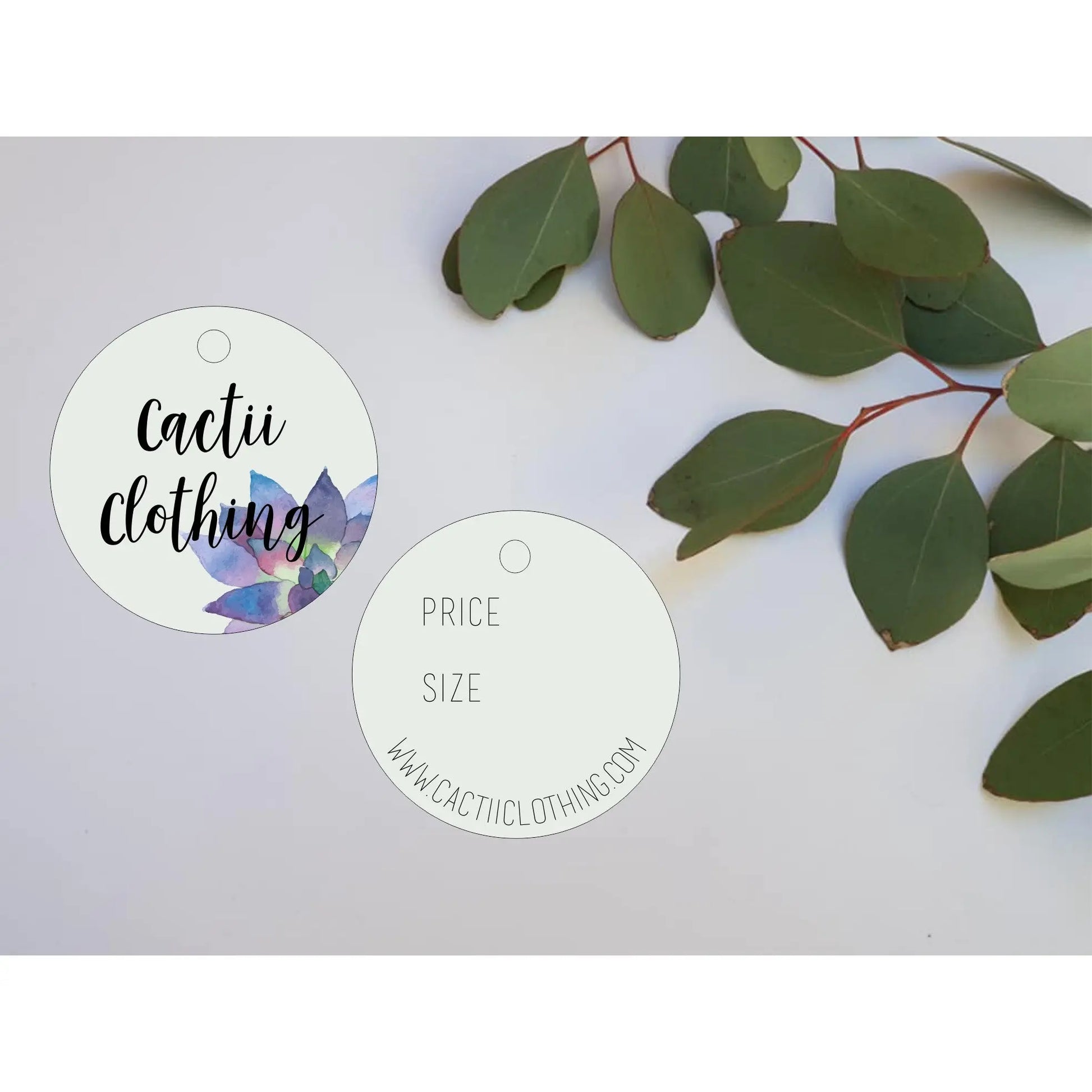 Swing Tag - Round Paper Love Card