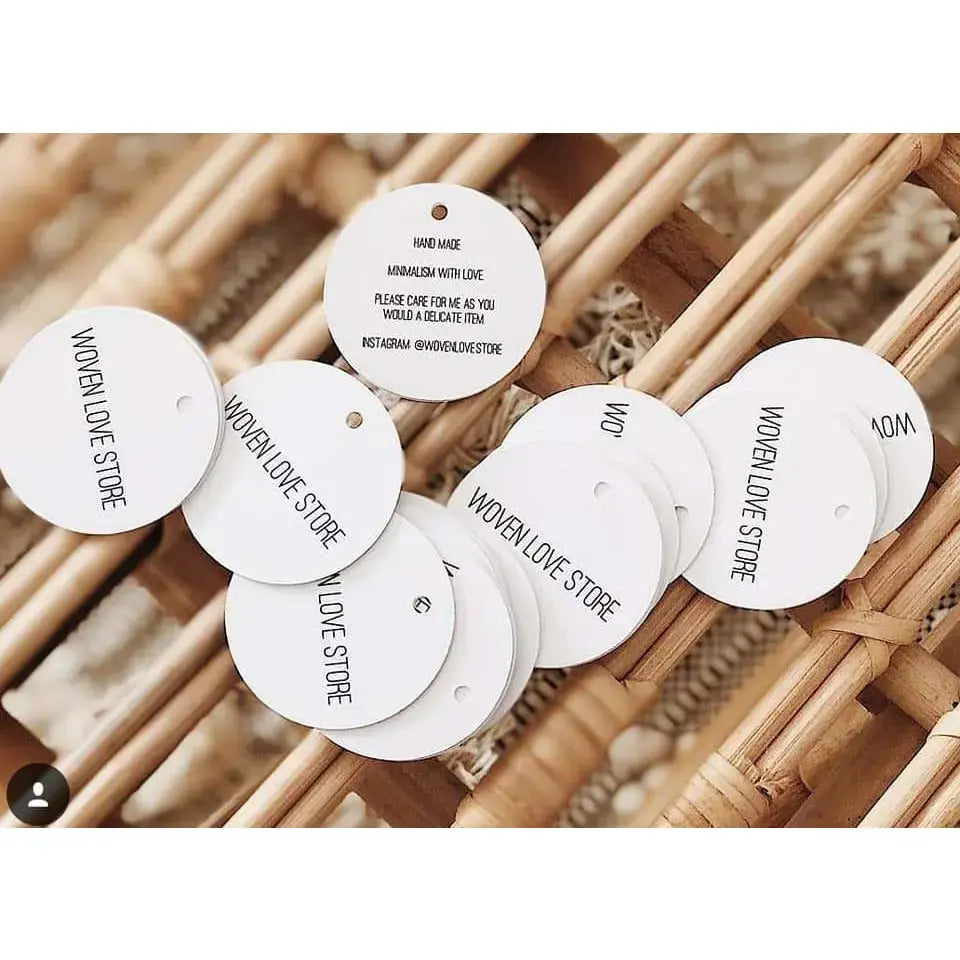 Swing Tag - Round Paper Love Card