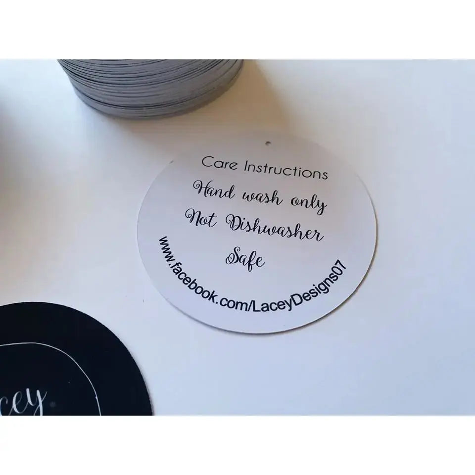 Swing Tag - Round Paper Love Card