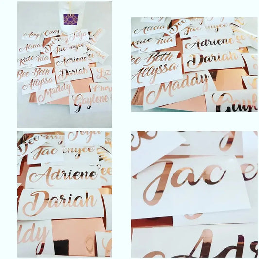 Wine Glass/Champagne Glass & Decal Paper Love Card