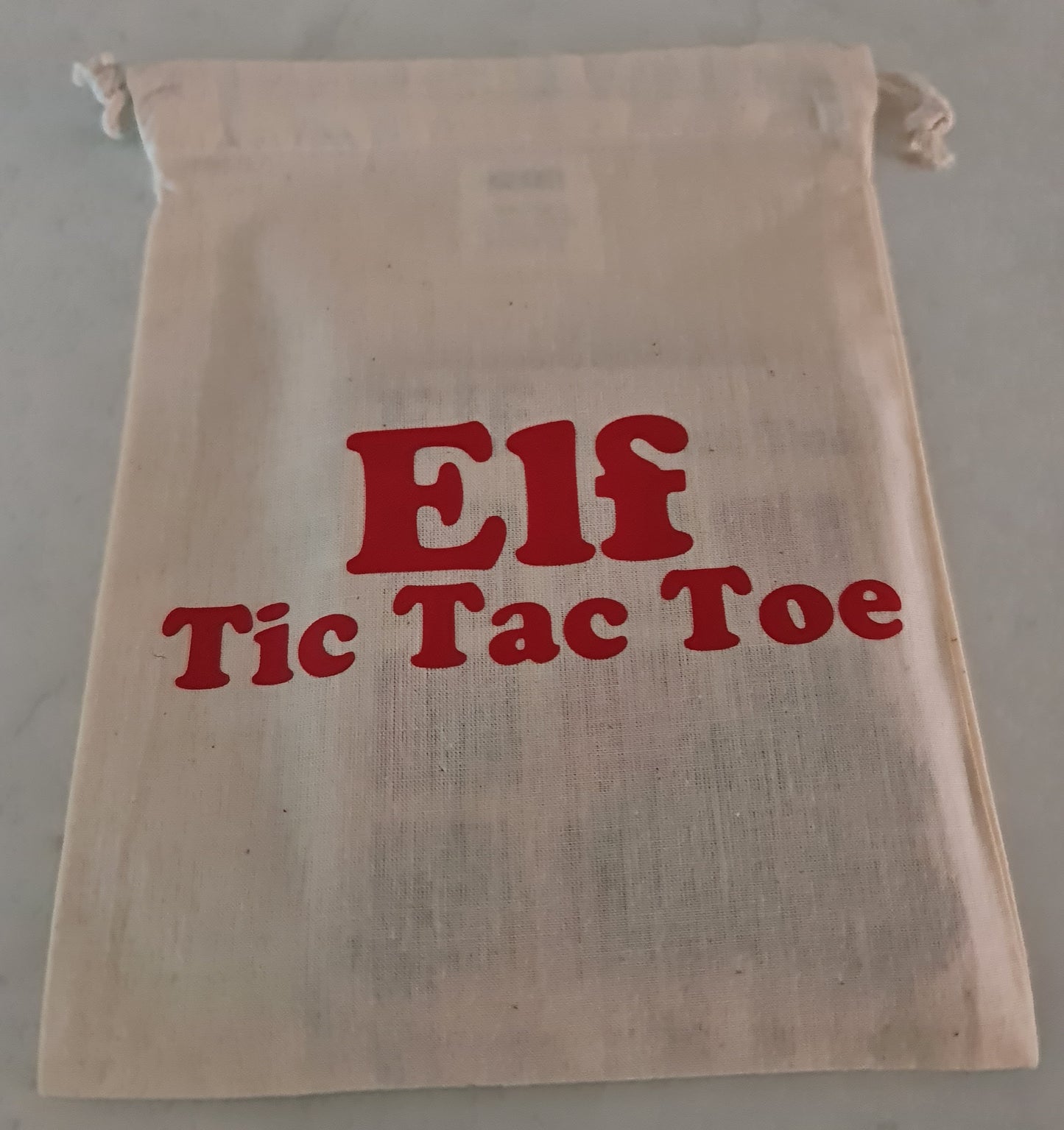 Elf Tic Tac Toe storage bag