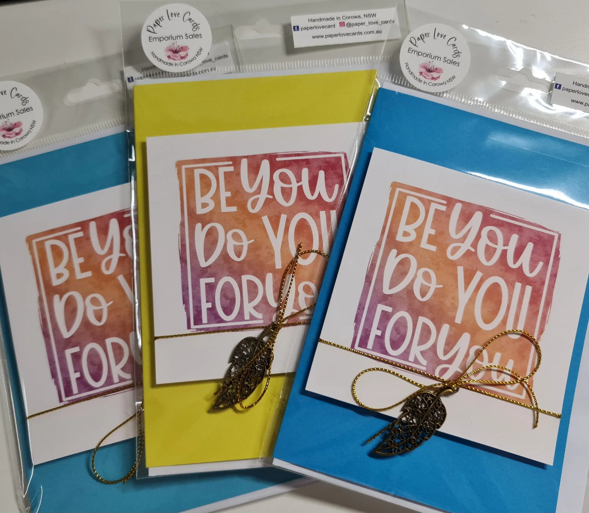 Be You, Do You, For You Affirmation Card Paper Love Cards