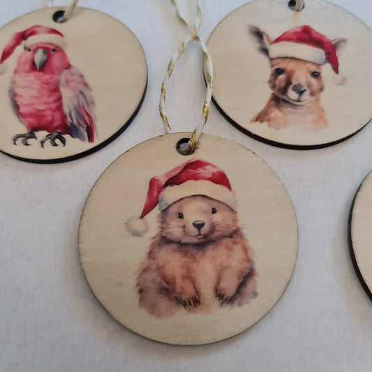 Bush Christmas Bauble - Australian Animals - Paper Love Card