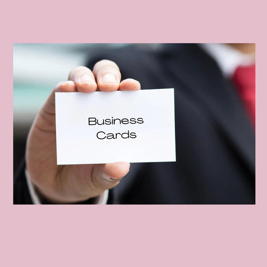 Business Cards - Printed Designs - 90mm x 55mm - Paper Love Card