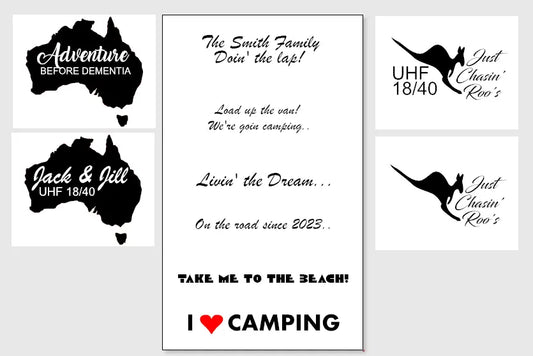 Caravan Decals - Novelty - Paper Love Card