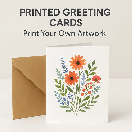 Custom Greeting Card Printing – Print Your Own Artwork Paper Love Card