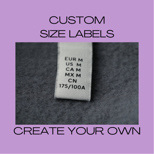 Custom Size labels - Size Only