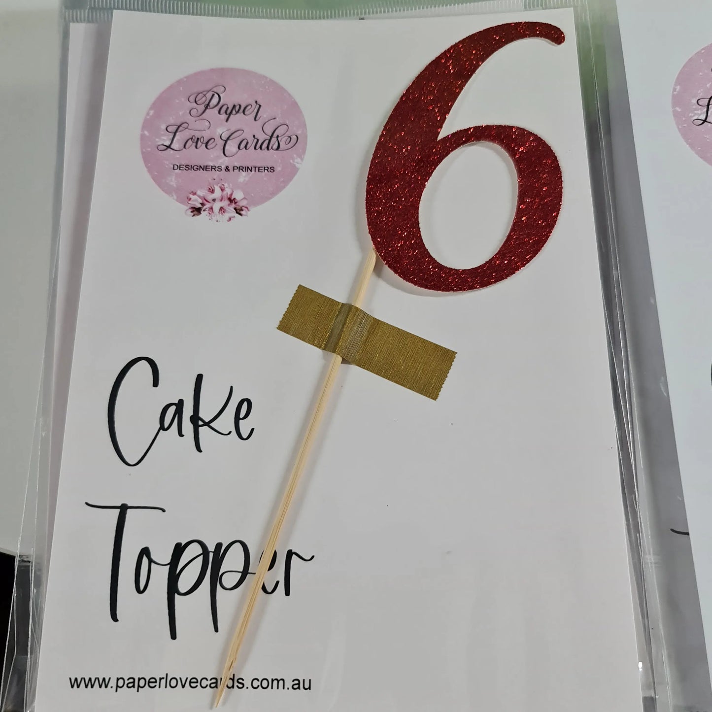 Glitter Age Toppers - Mix and Match Paper Love Cards