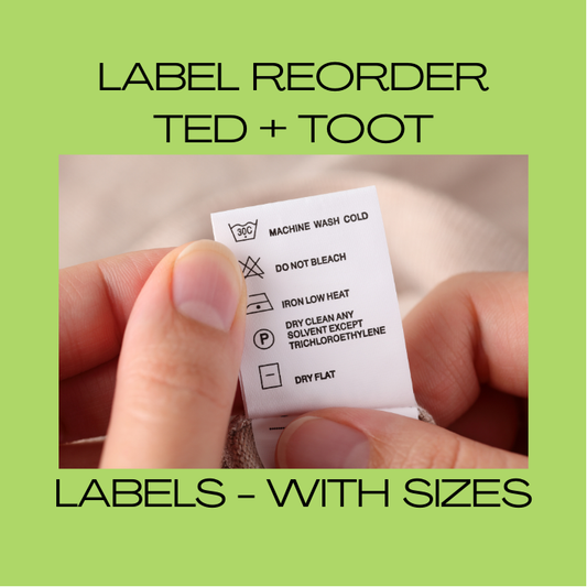 REPRINT - Custom Printed Labels - All Colours (With Sizes)