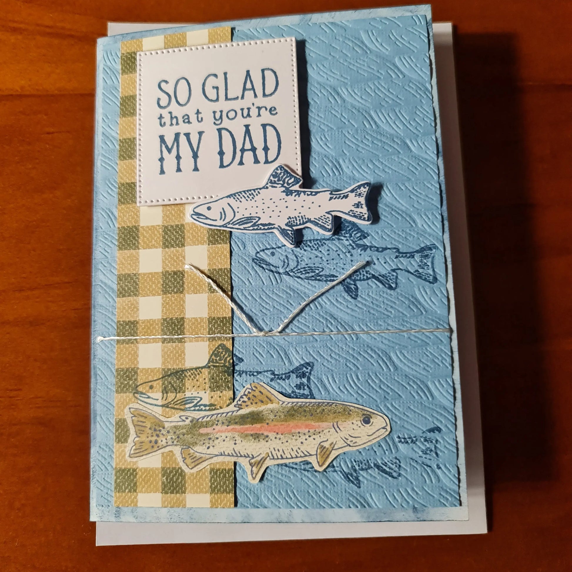 Let's Go Fishing Fathers Day Card Paper Love Cards