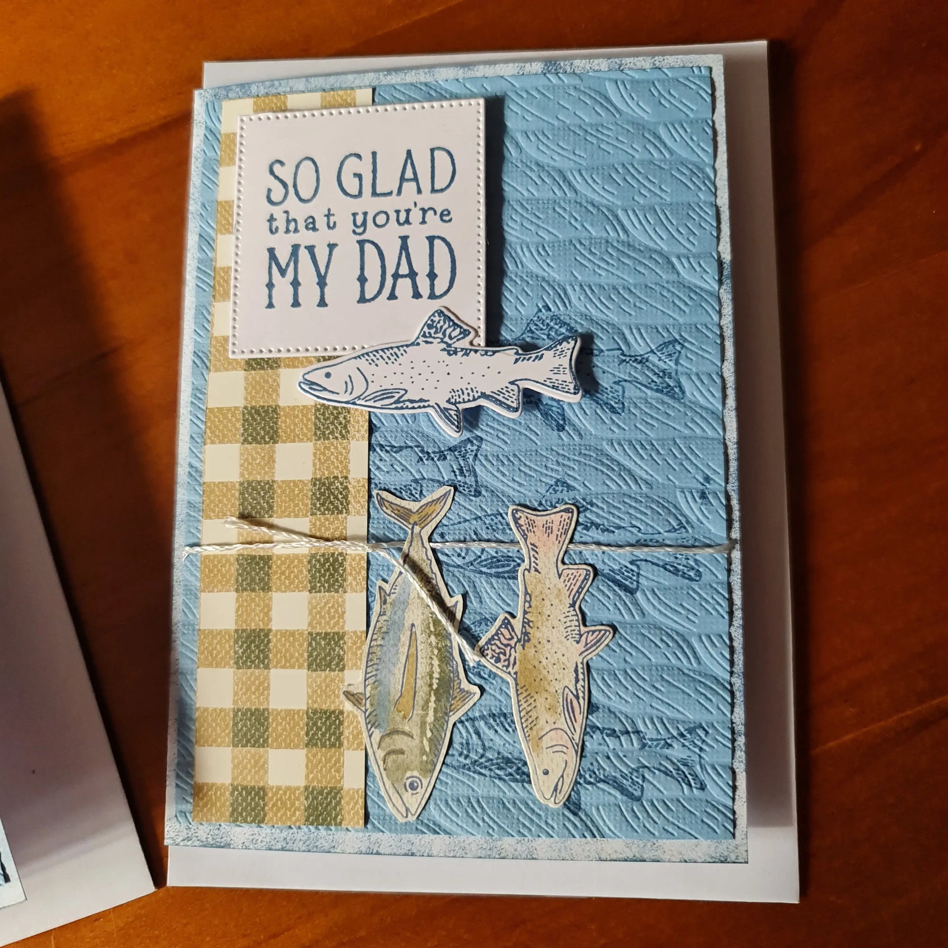 Let's Go Fishing Fathers Day Card Paper Love Cards