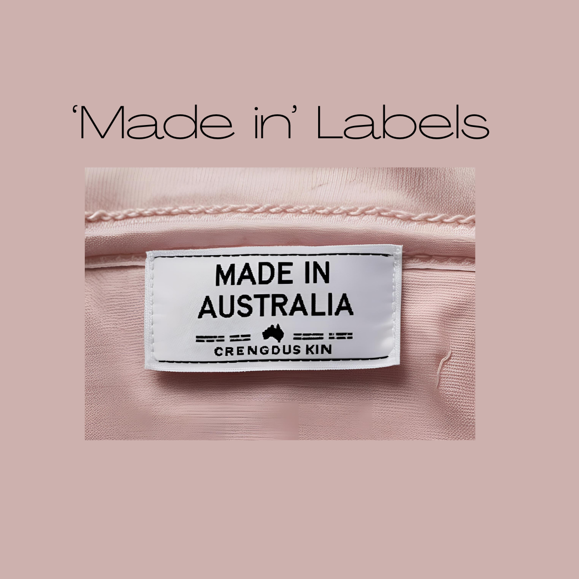 'Made in' Labels - Country of Origin Paper Love Cards