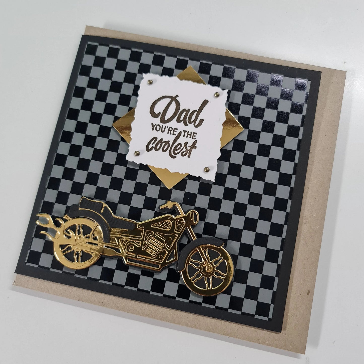 Motorbike Dad Cards Paper Love Cards