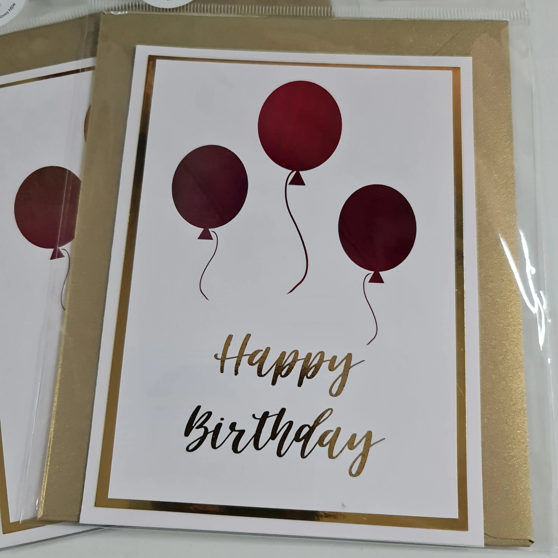 Ombre Foil Balloon - Happy Birthday Paper Love Cards