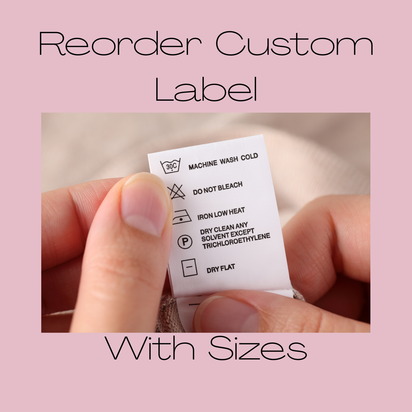 REPRINT - Custom Printed Labels - All Colours (With Sizes) Paper Love Card