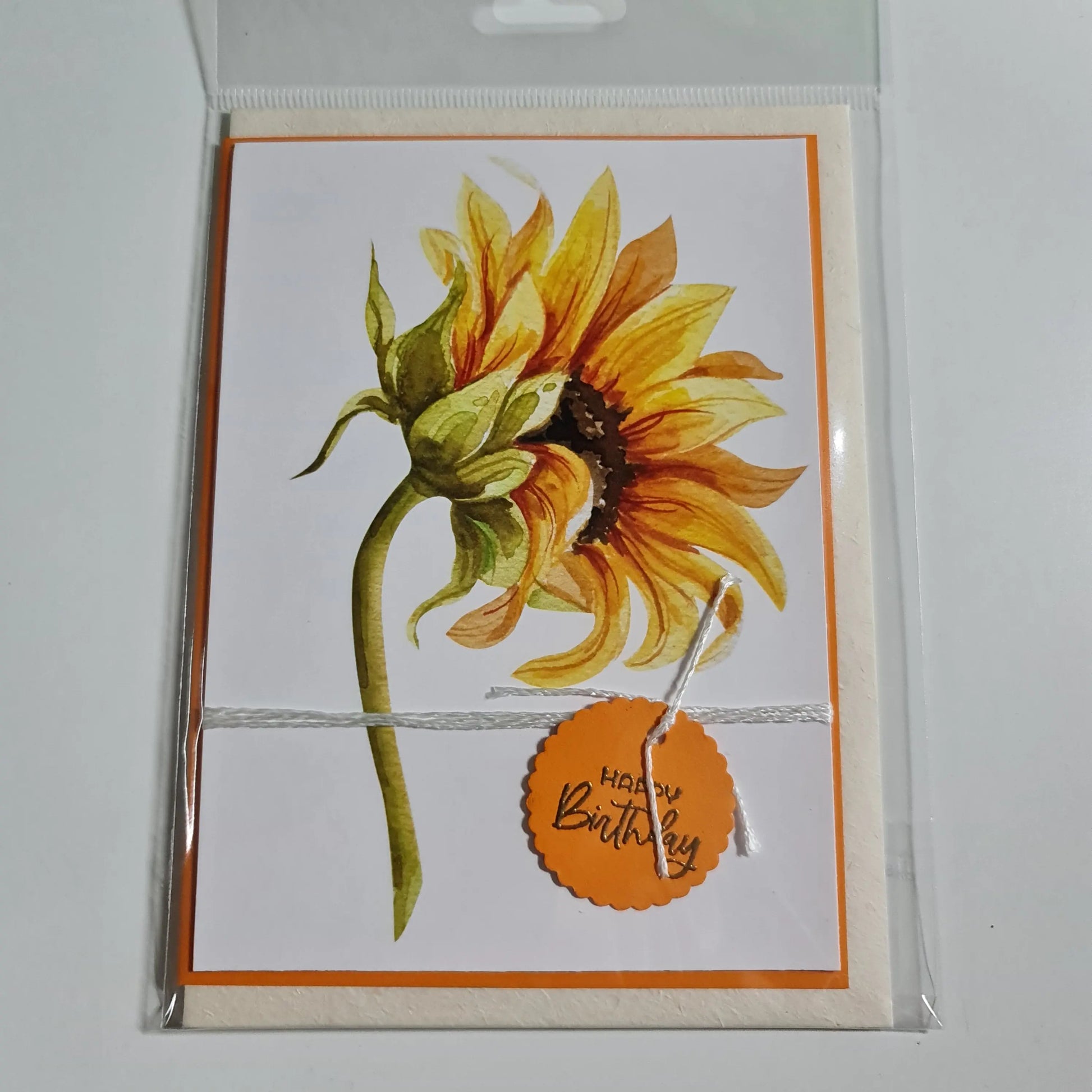 Sunflower Card - Happy Birthday Paper Love Cards